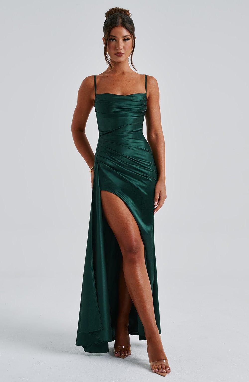 Winona Maxi Dress - Emerald Product Image