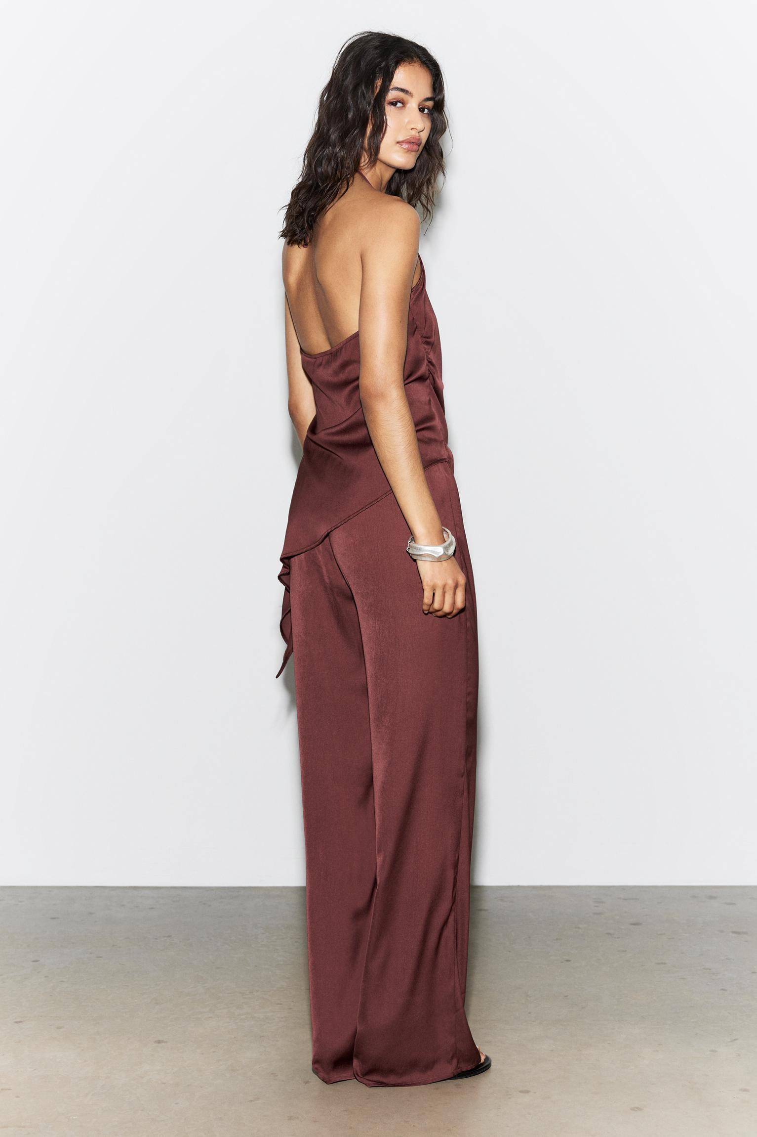 Satin halter top Product Image