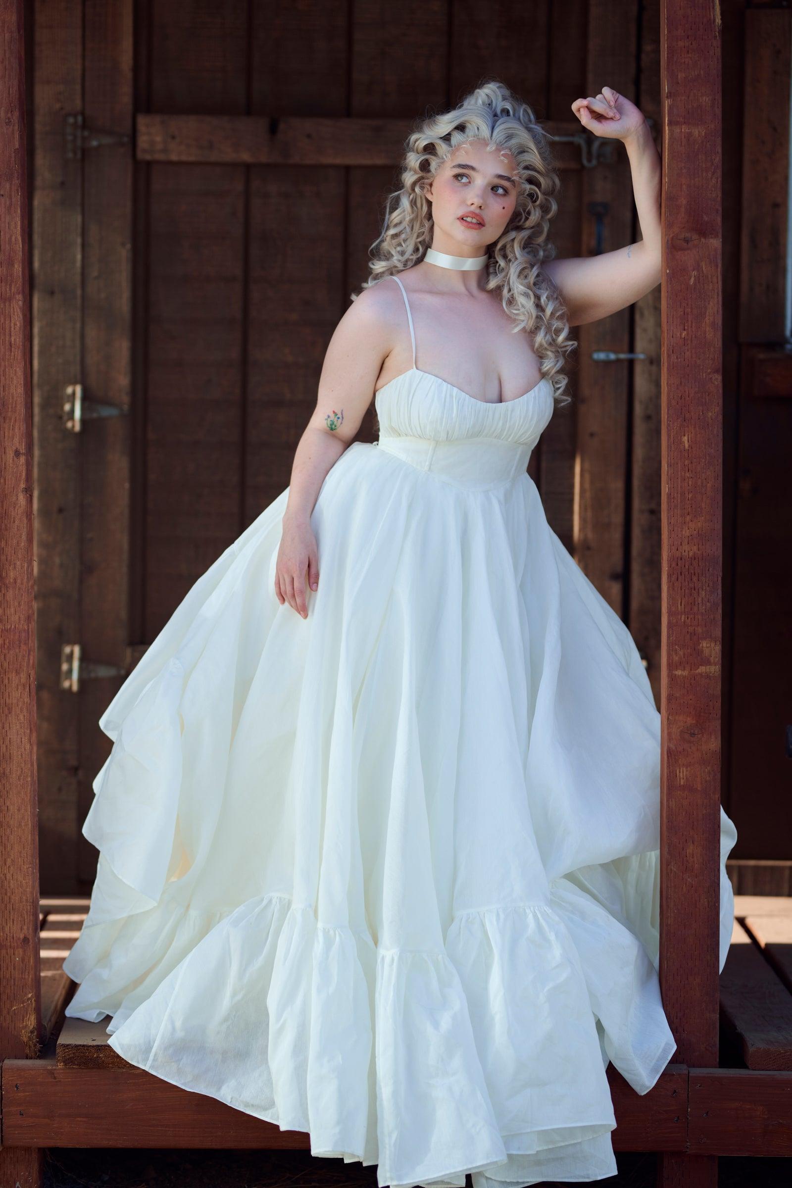 The Ivory Organdy Destination Gown Product Image