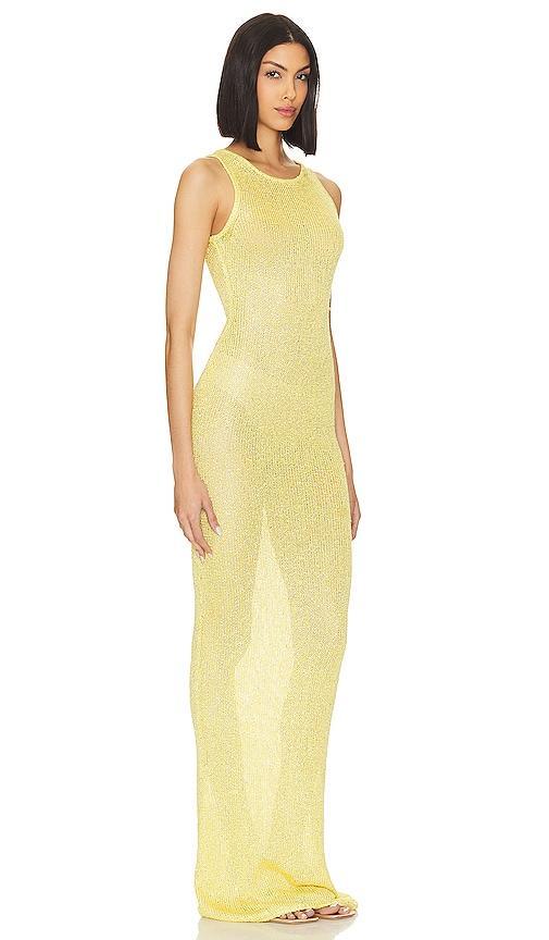 Asta Resort Natalia Dress in Yellow. Product Image