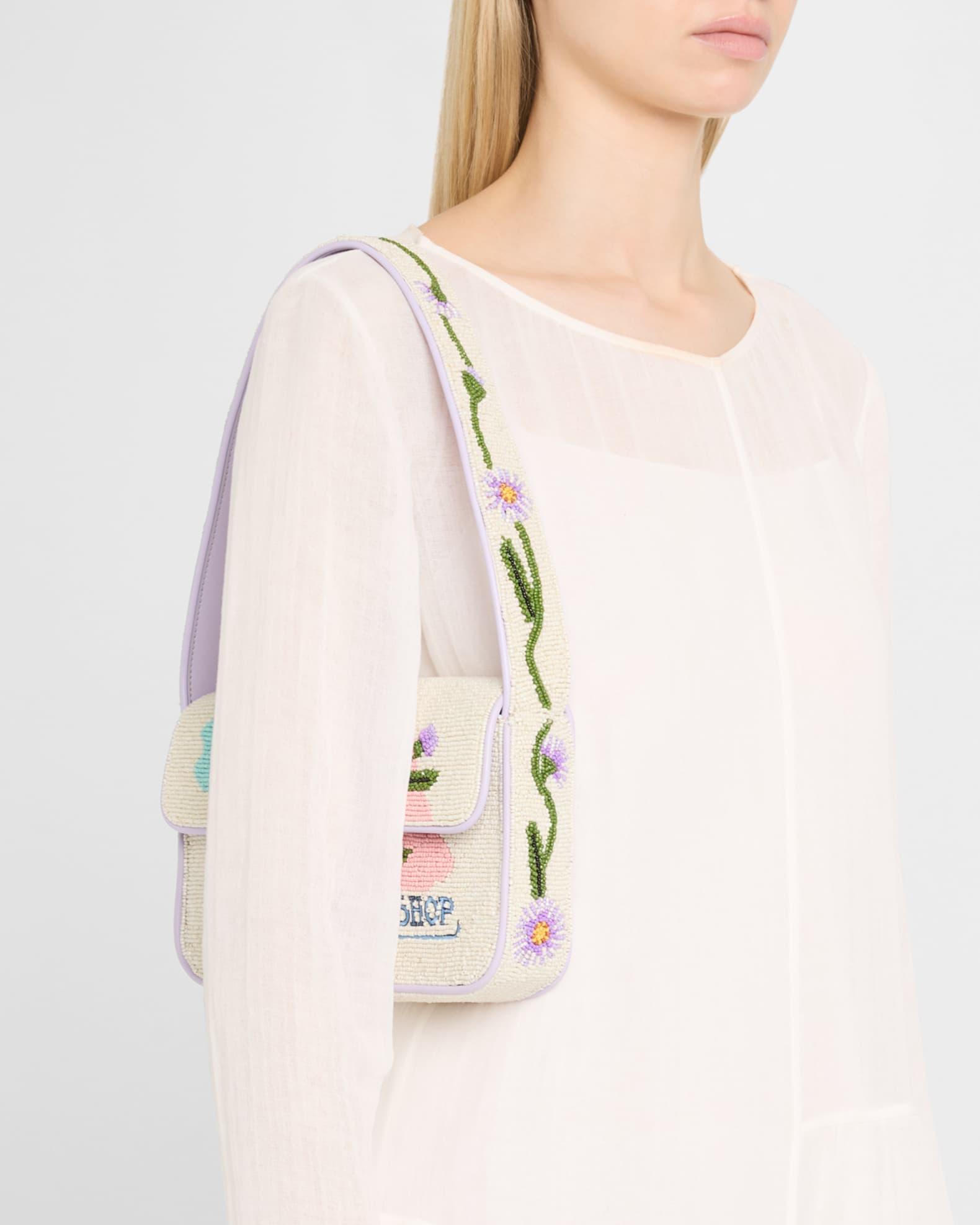 Tommy Beaded Flap Shoulder Bag Product Image