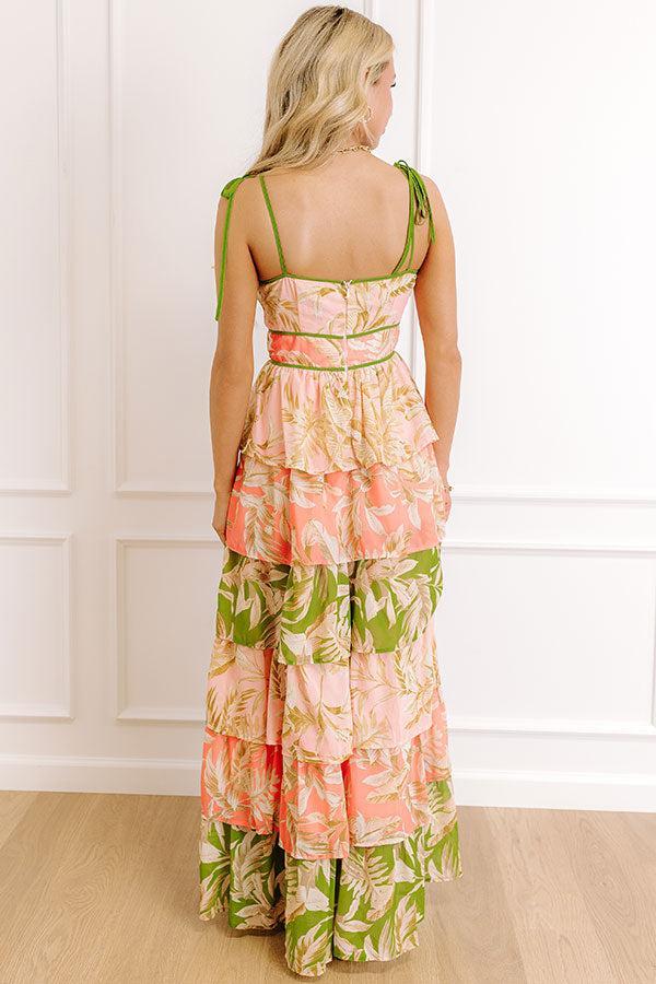 Tropical Daydream Tiered Maxi Dress Product Image