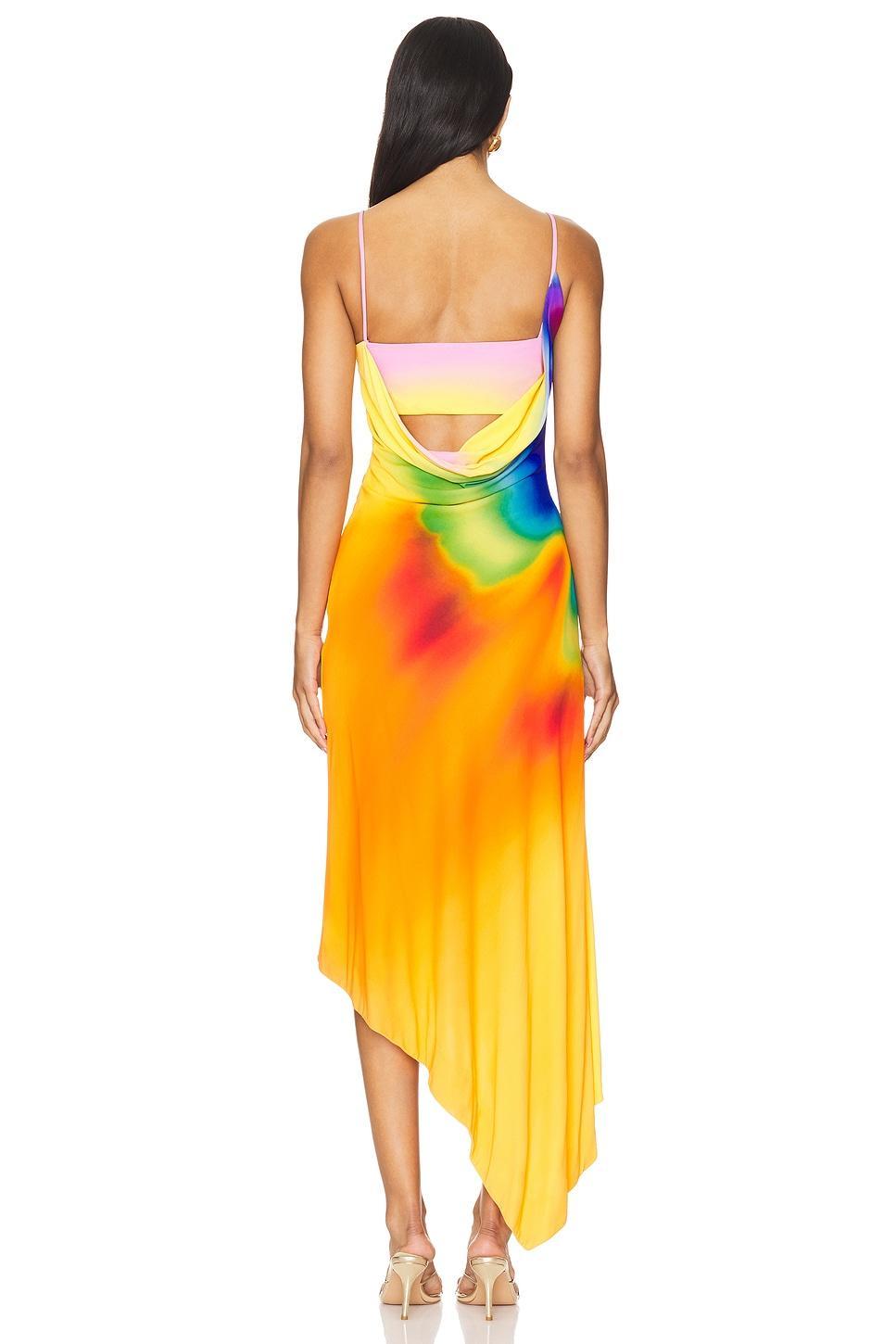 Rainbow Orchid Slip Dress Monse Product Image