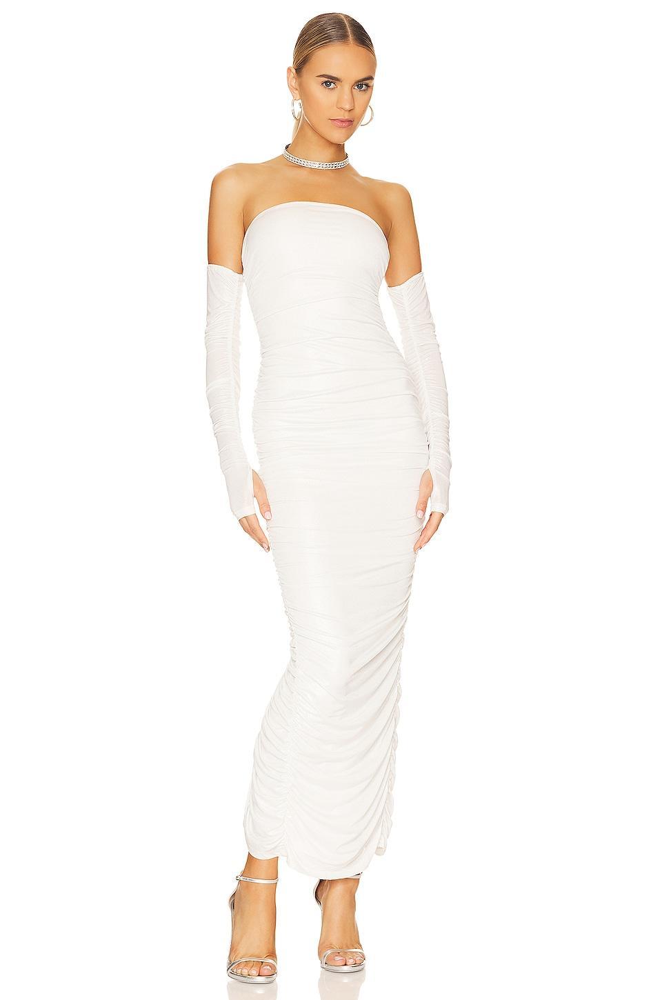 Maddy Ruched Gown MORE TO COME Product Image