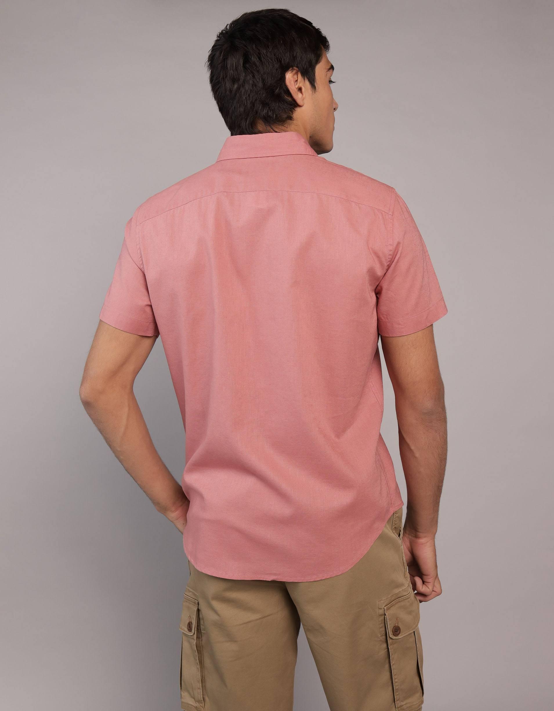 AE Poolside Printed Button-Up Shirt Product Image