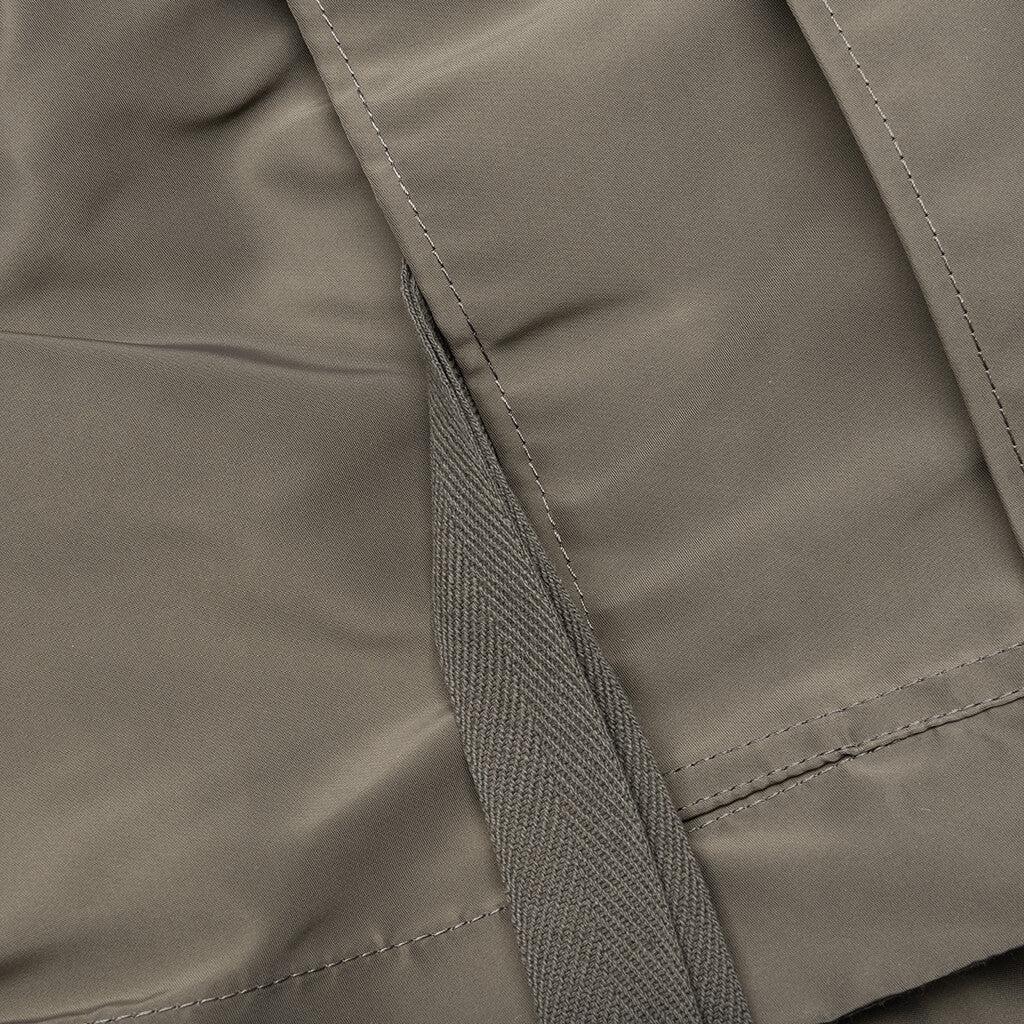 Nylon Twill Shorts - Taupe Male Product Image