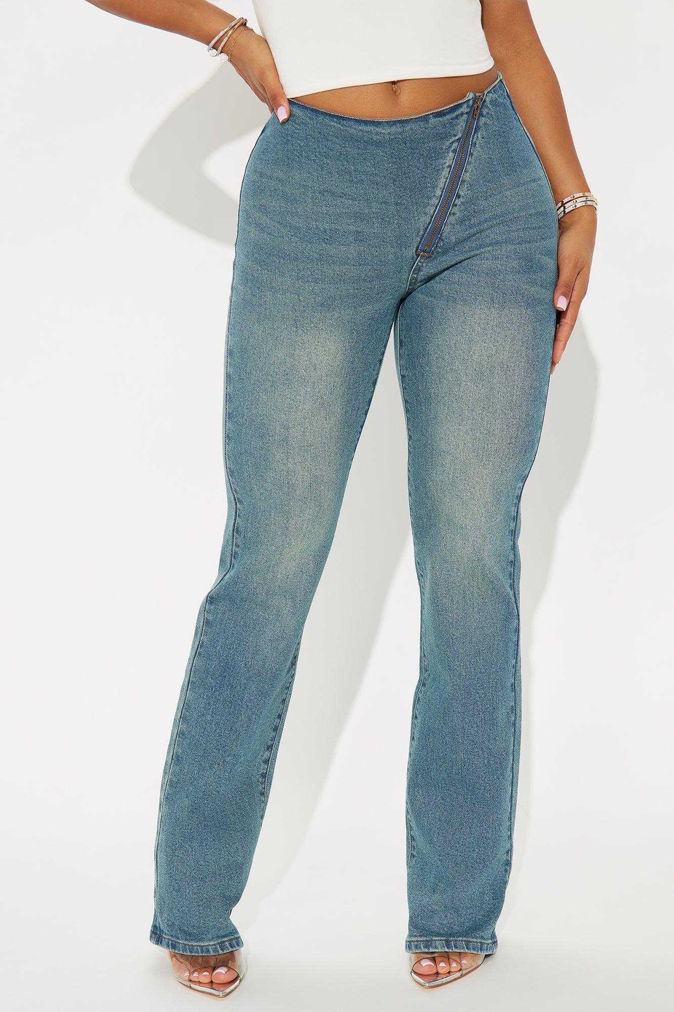 A Good Look Stretch Bootcut Jeans - Medium Wash Product Image