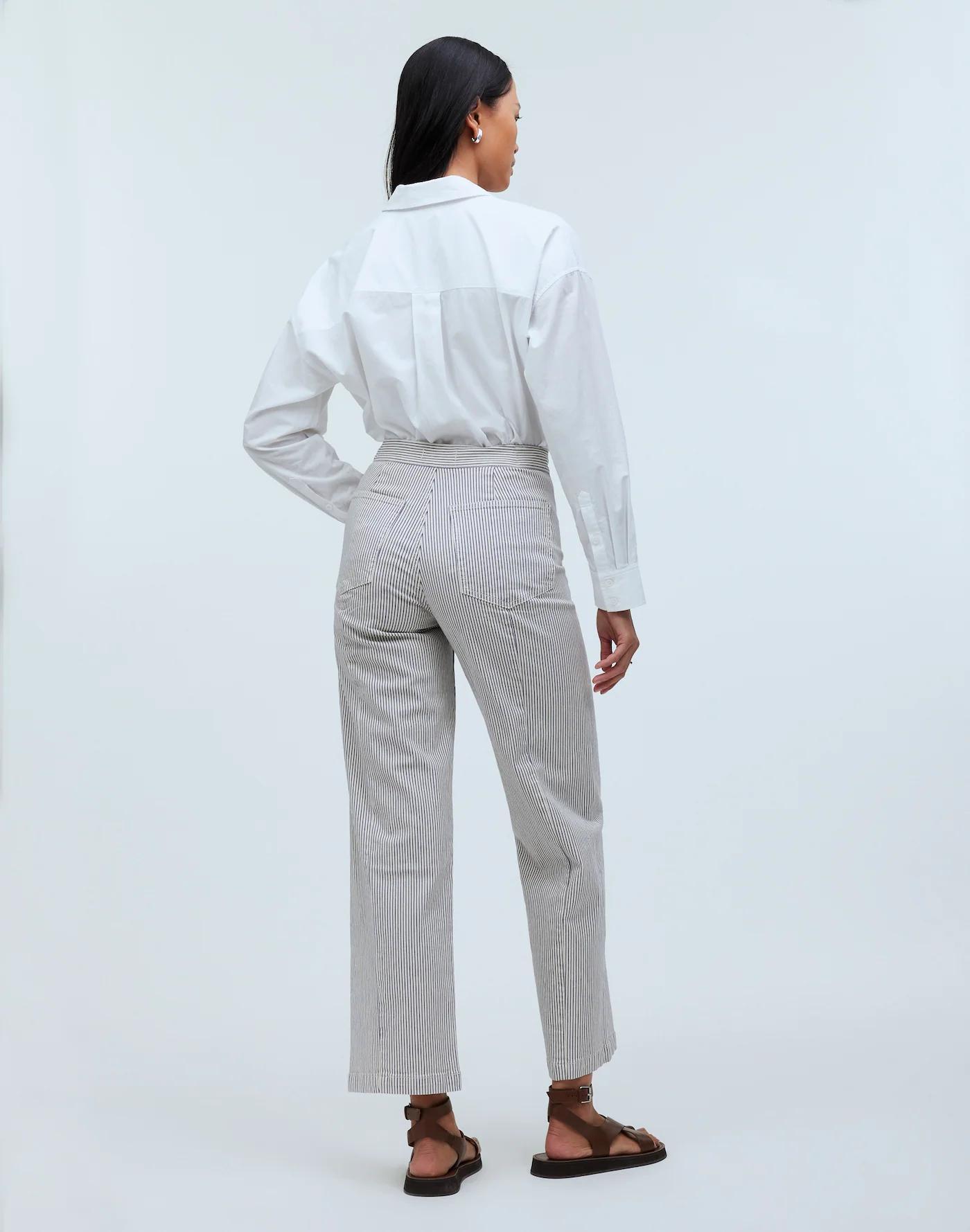 The Emmett Wide-Leg Crop Pant: Welt Pocket Edition Product Image