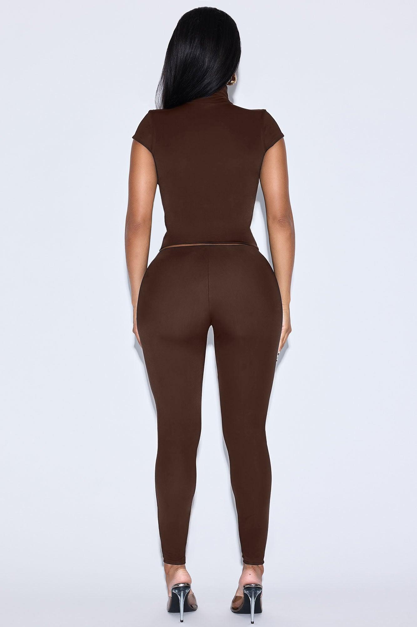 Dixie Double Lined Pant Set - Chocolate Product Image