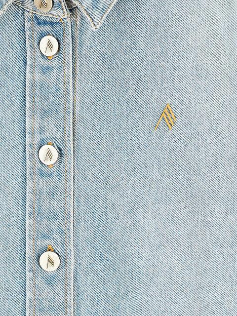 ''Diana'' light blue denim shirt jacket Product Image