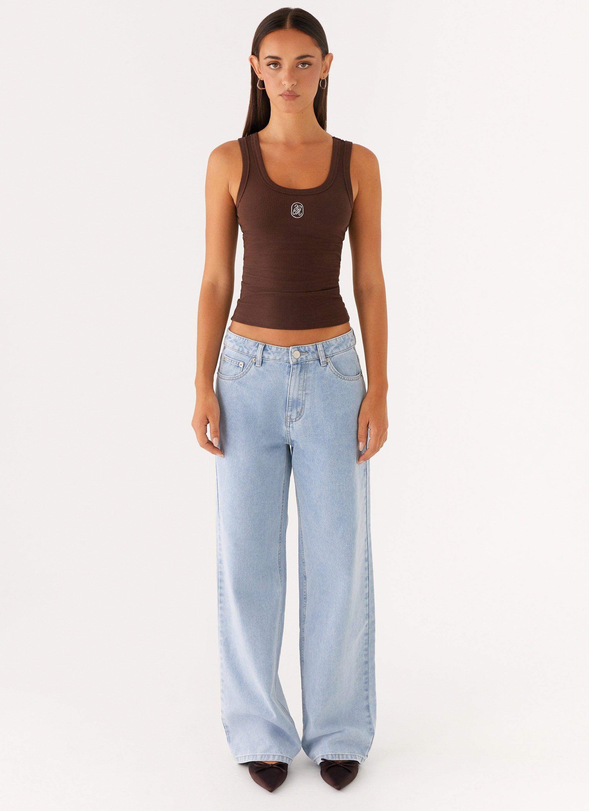 Keanna Low Rise Denim Jeans - Sky Product Image