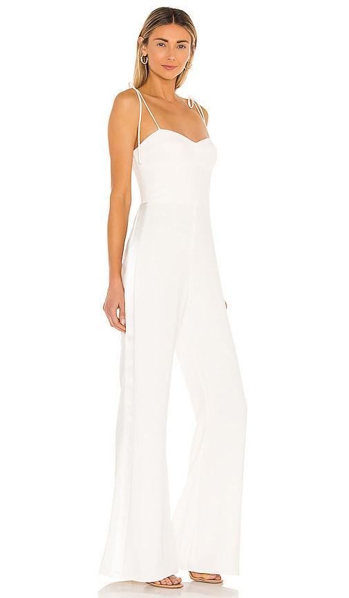 Amanda Uprichard Champagne Jumpsuit Size L, S, XS. Product Image