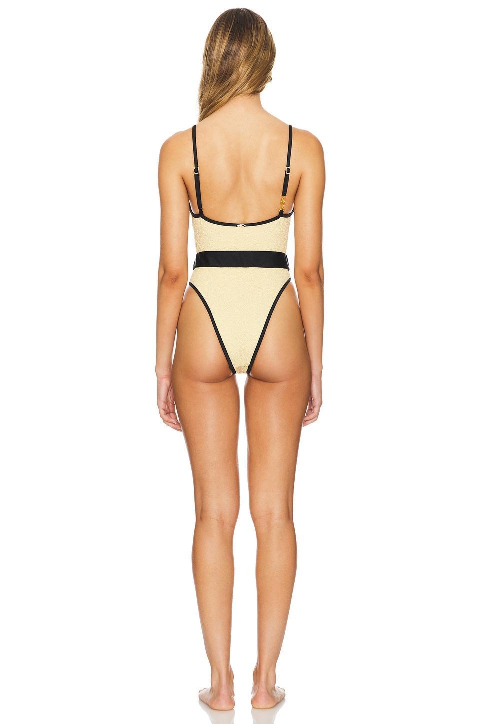 Metallic Jacquard One Piece Swimsuit Product Image