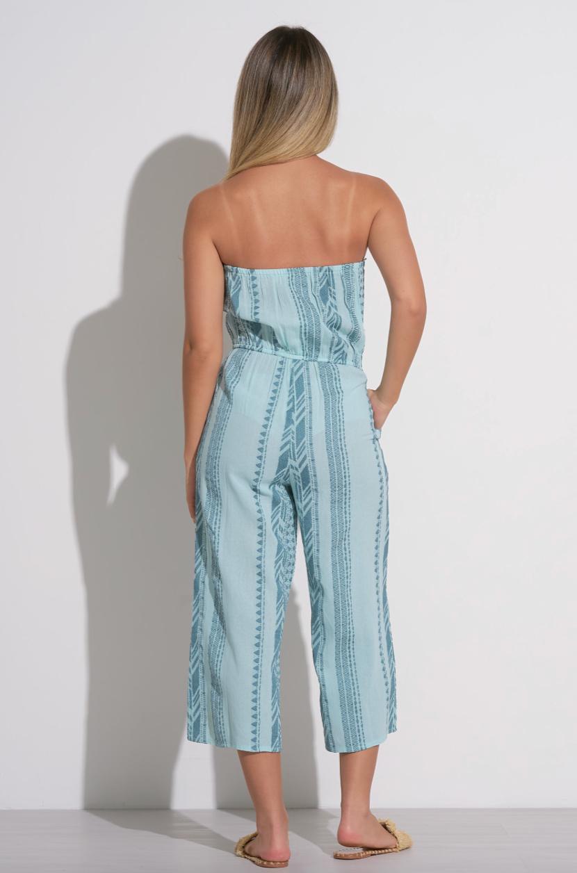 Collette Strapless Long Romper Product Image