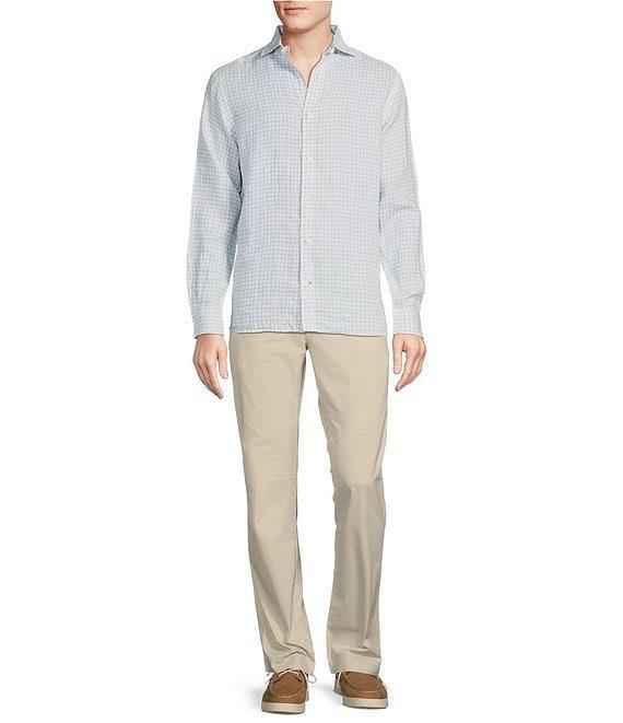 Cremieux Blue Label French Linen Windowane Long Sleeve Woven Shirt Product Image