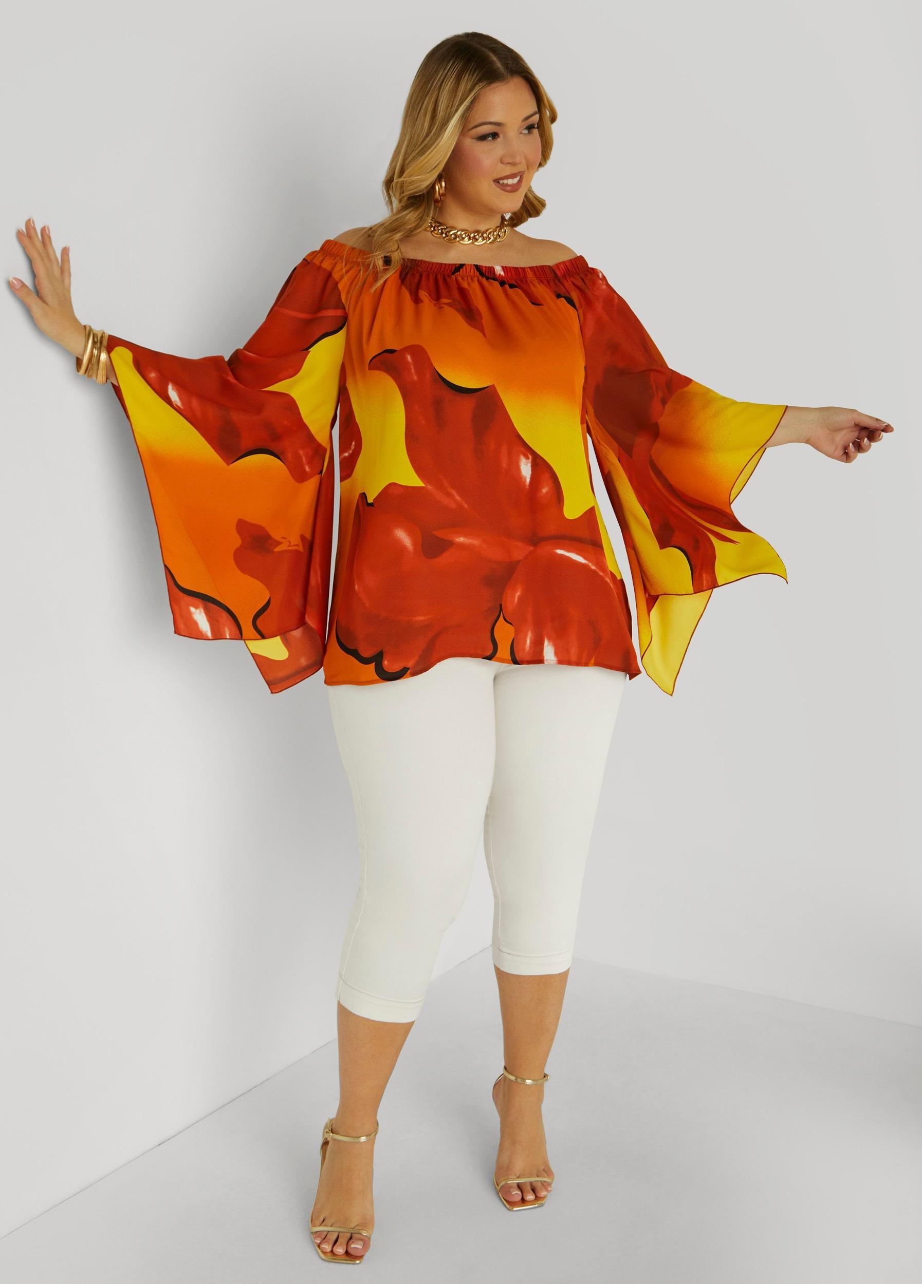 Floral Off The Shoulder Blouse Product Image