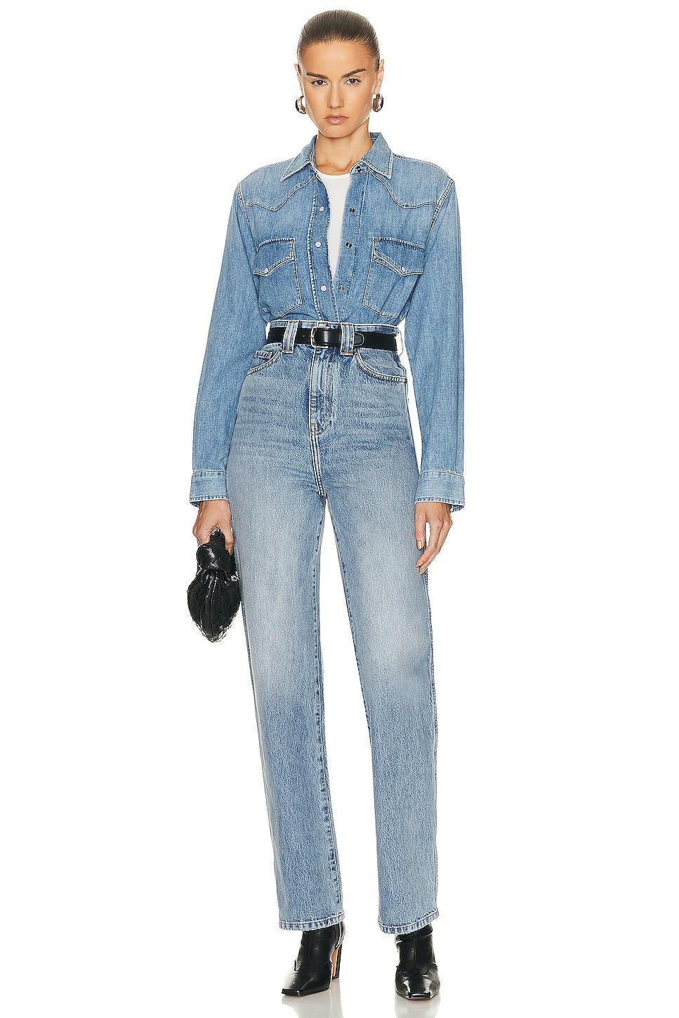 Cropped Western Shirt Product Image