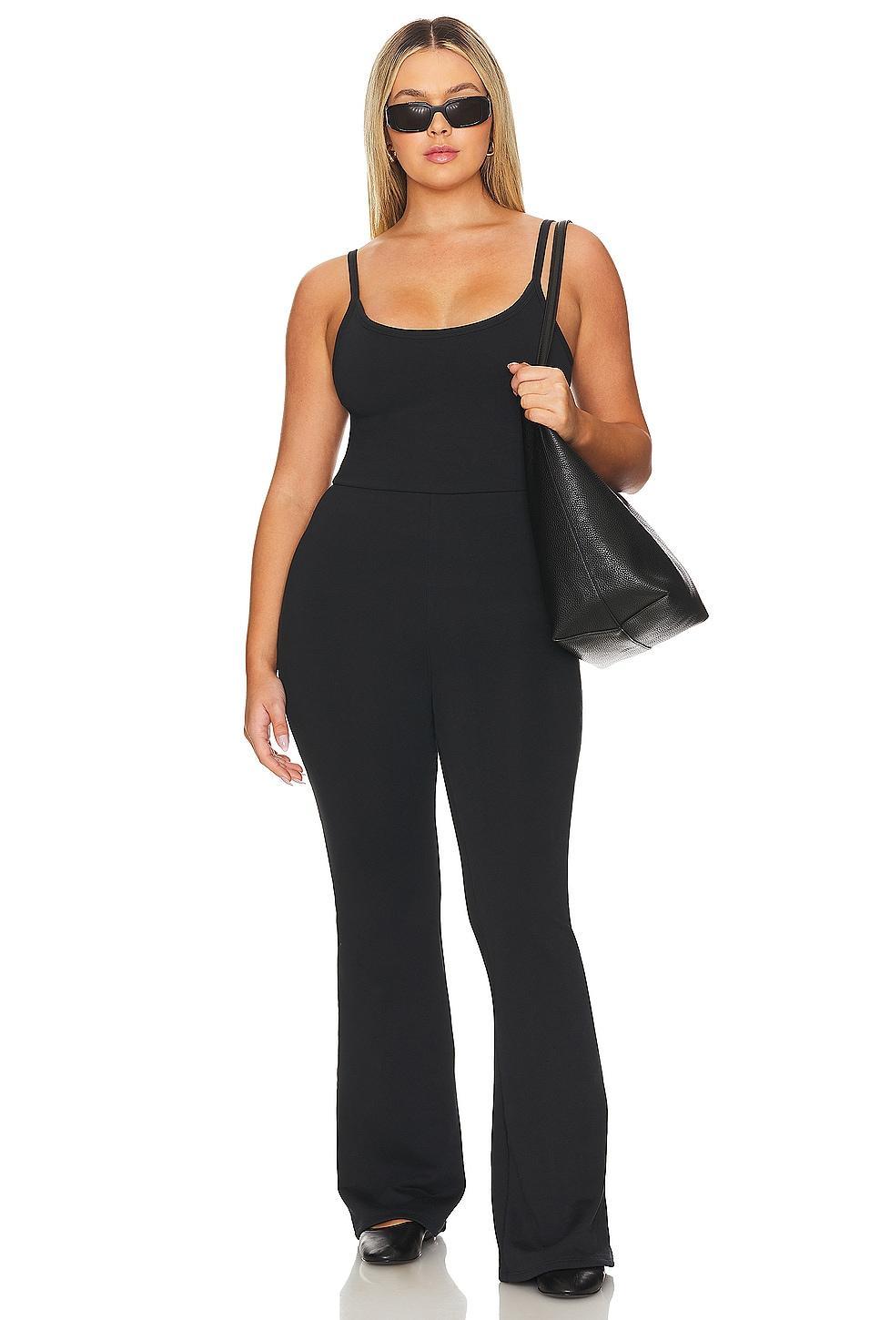 Compression Terry Scoop Jumpsuit Good American Product Image