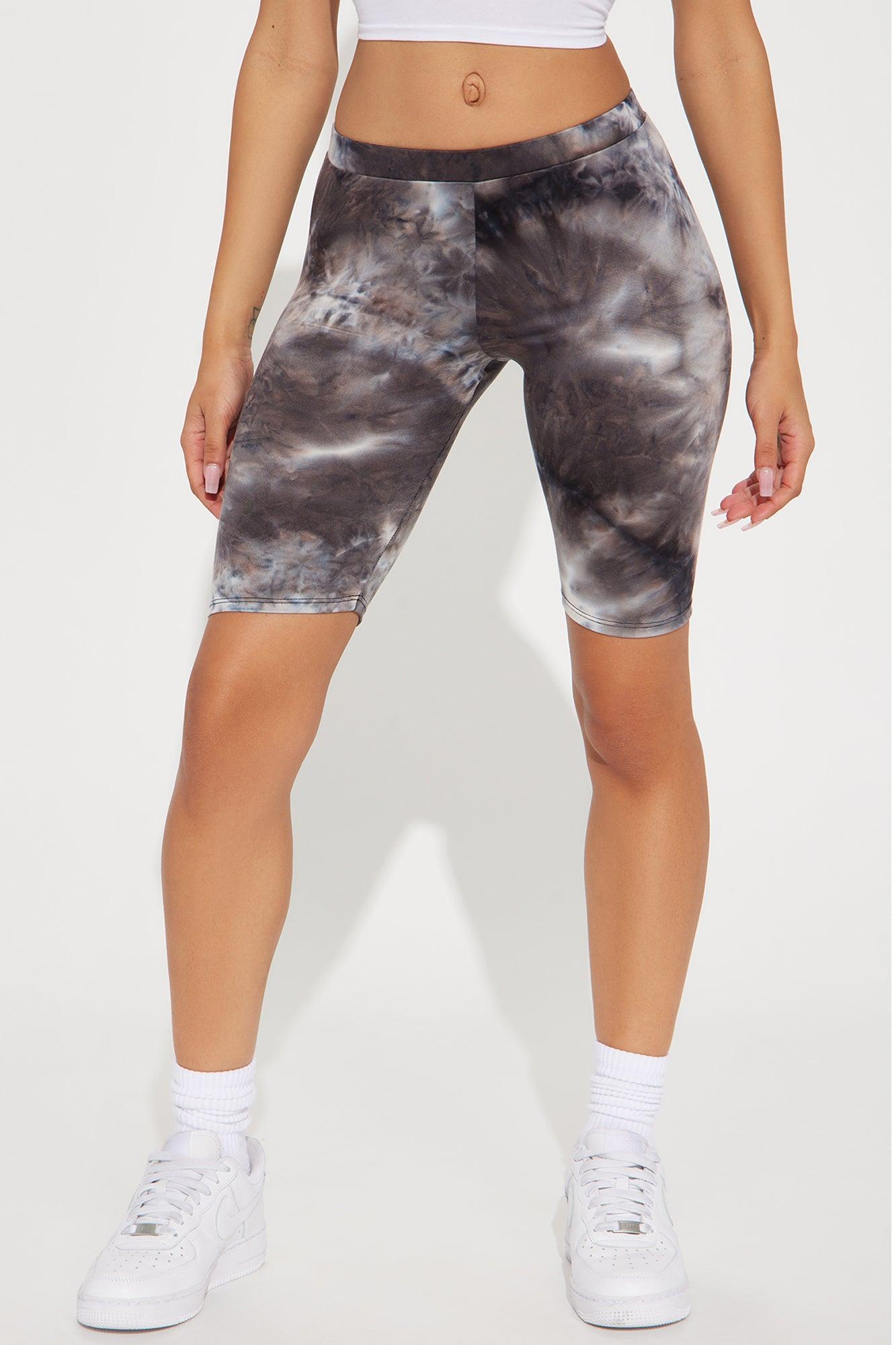 Nikki Marbled Tie Dye Short - Grey/combo Product Image