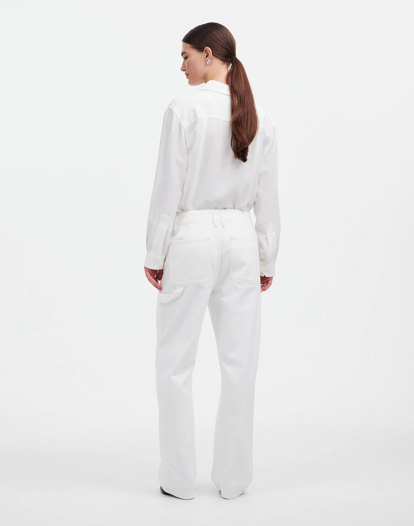 Alexa Chung for Madewell Workwear Jeans in True White Product Image
