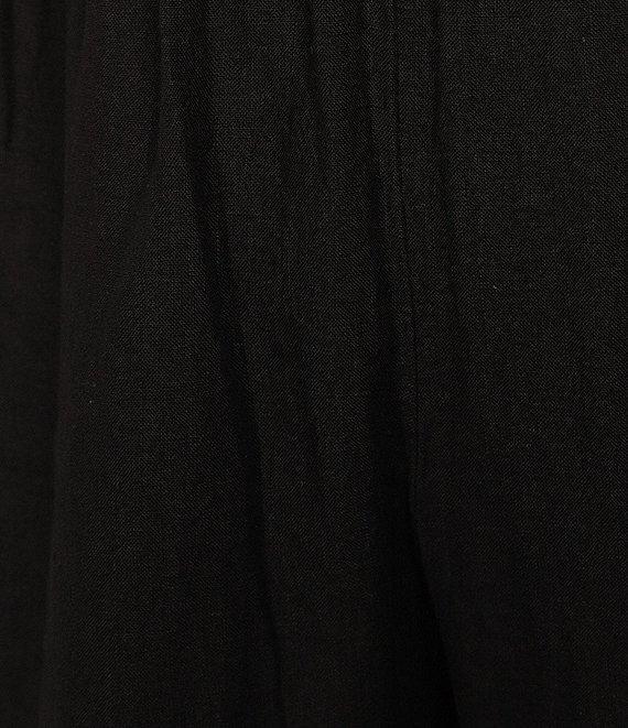 Bryn Walker Plus Size Anka Light Linen Straight Leg Pull-On Pants Product Image