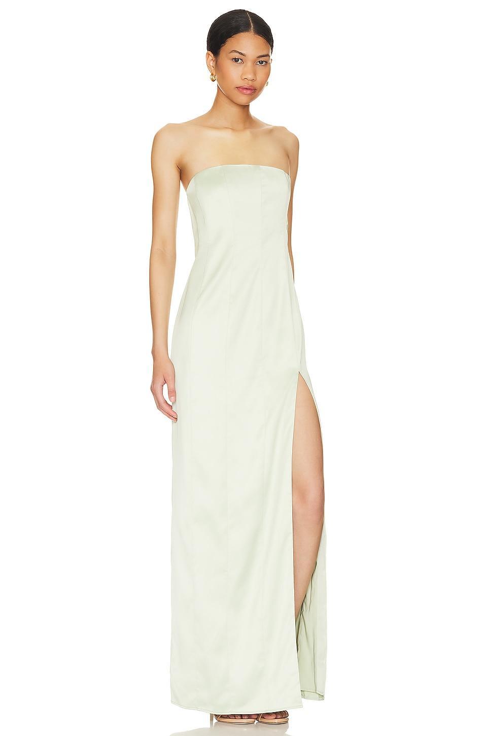 Lovers and Friends Bellamy Gown in Sage Green Product Image