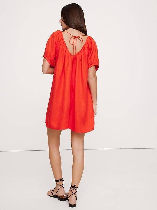 Viscose-Linen Mini Dress Product Image