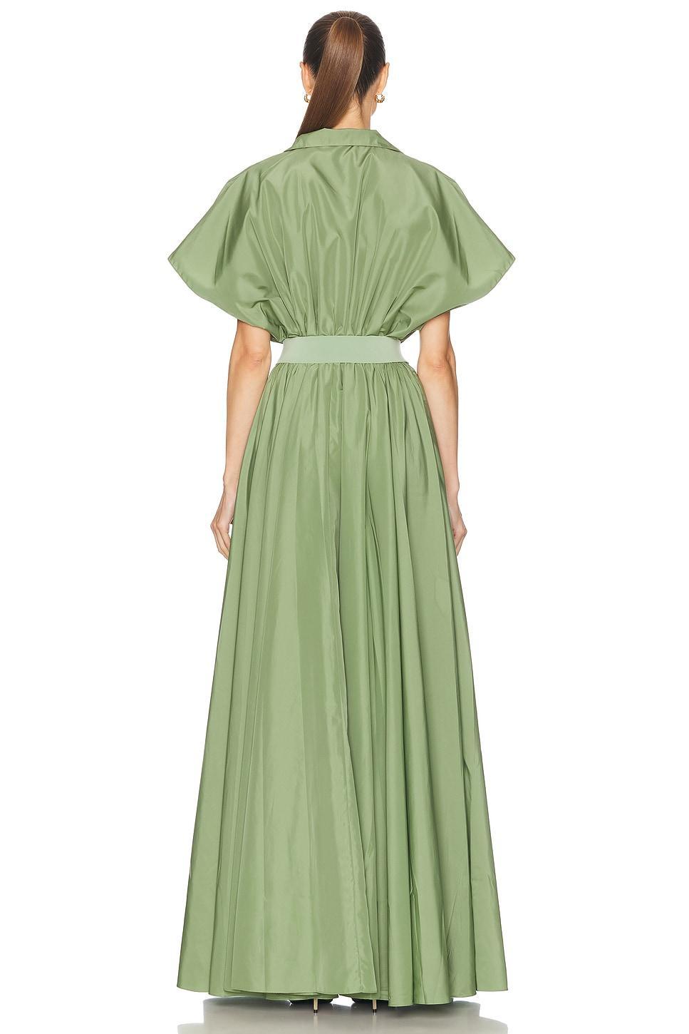 Super Oversized Sleeveless Boyfriend Shirt Flared Gown Product Image