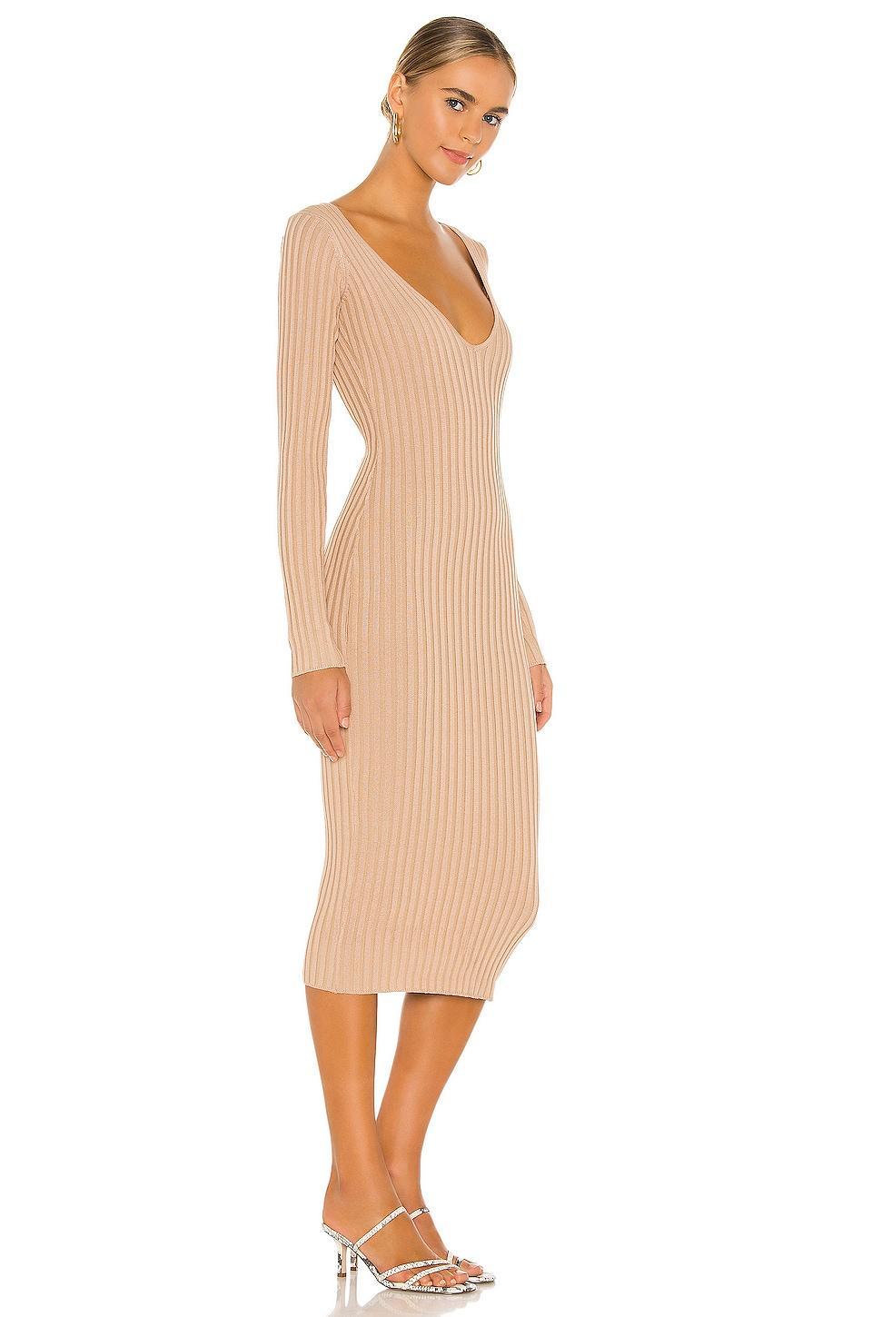 Bekah Deep V Midi Dress NBD Product Image