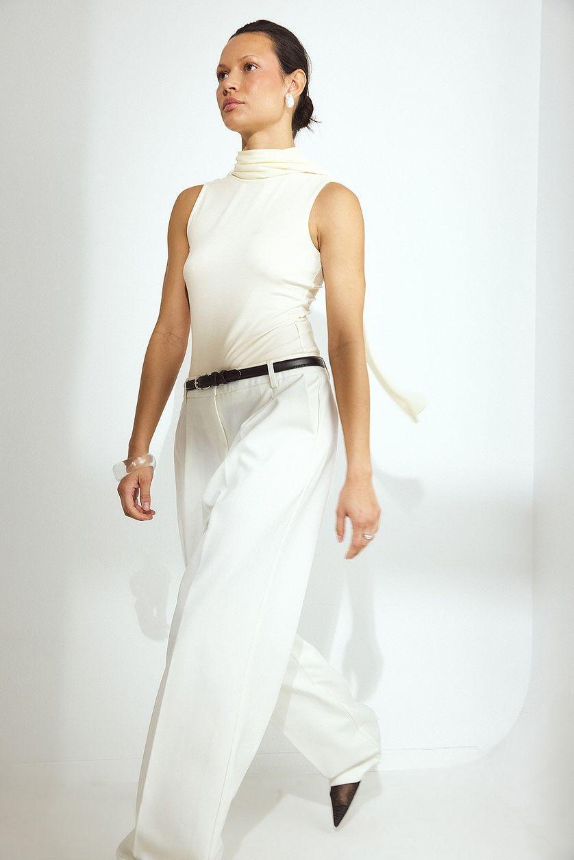 Soft Line Scarf Top Product Image