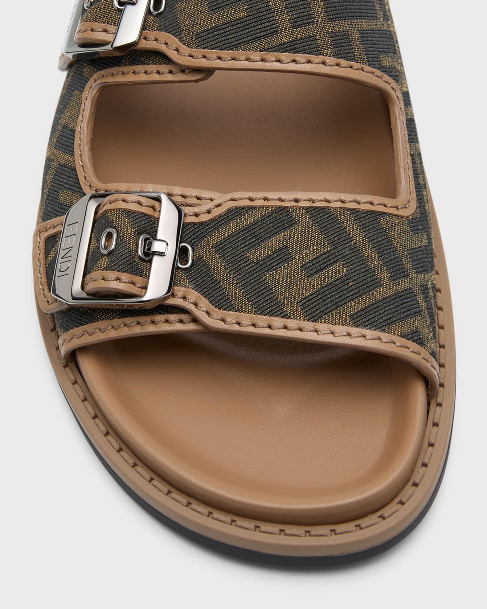Men's FF Jacquard Slide Sandals Product Image
