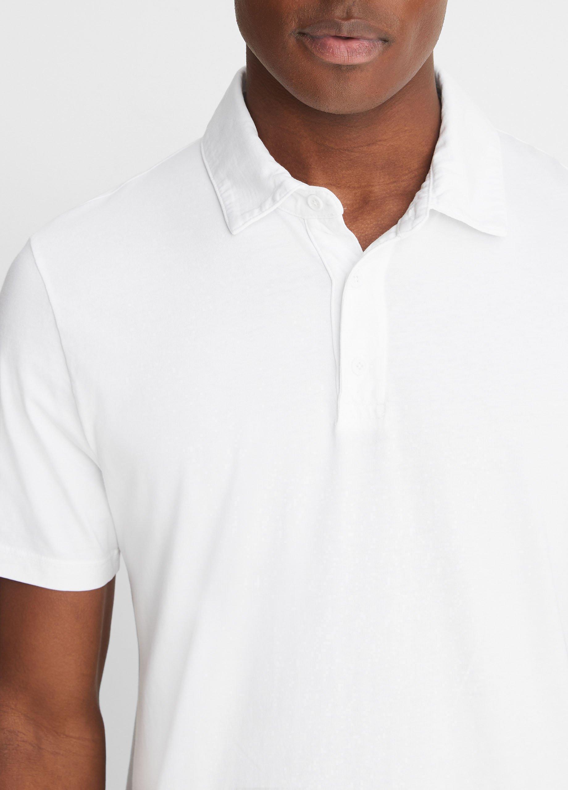 Garment Dye Cotton Polo Shirt Product Image