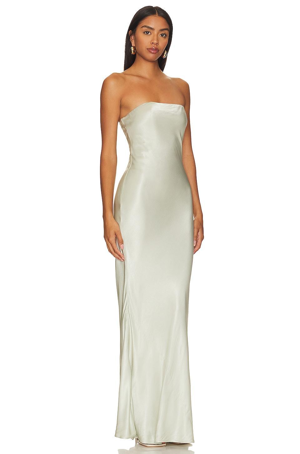 x REVOLVE Mikayla Gown Stone Cold Fox Product Image