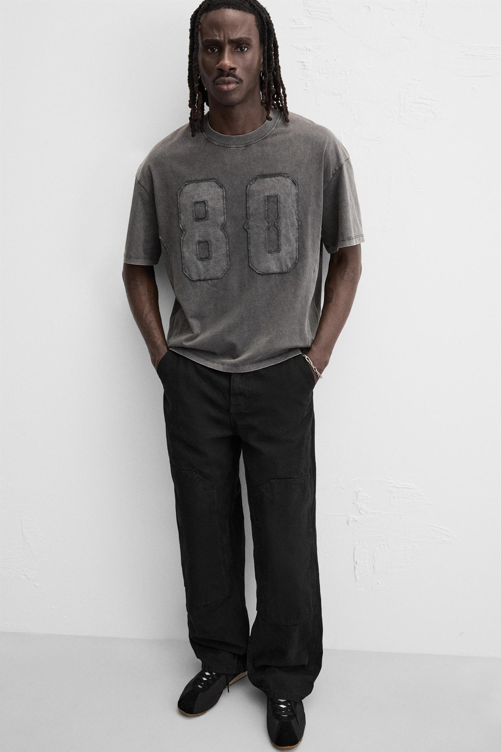 WASHED PATCH T-SHIRT Product Image