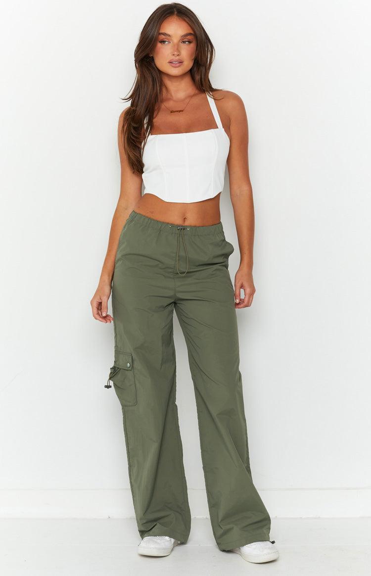 Bronx Khaki Drawcord Cargo Pants Product Image