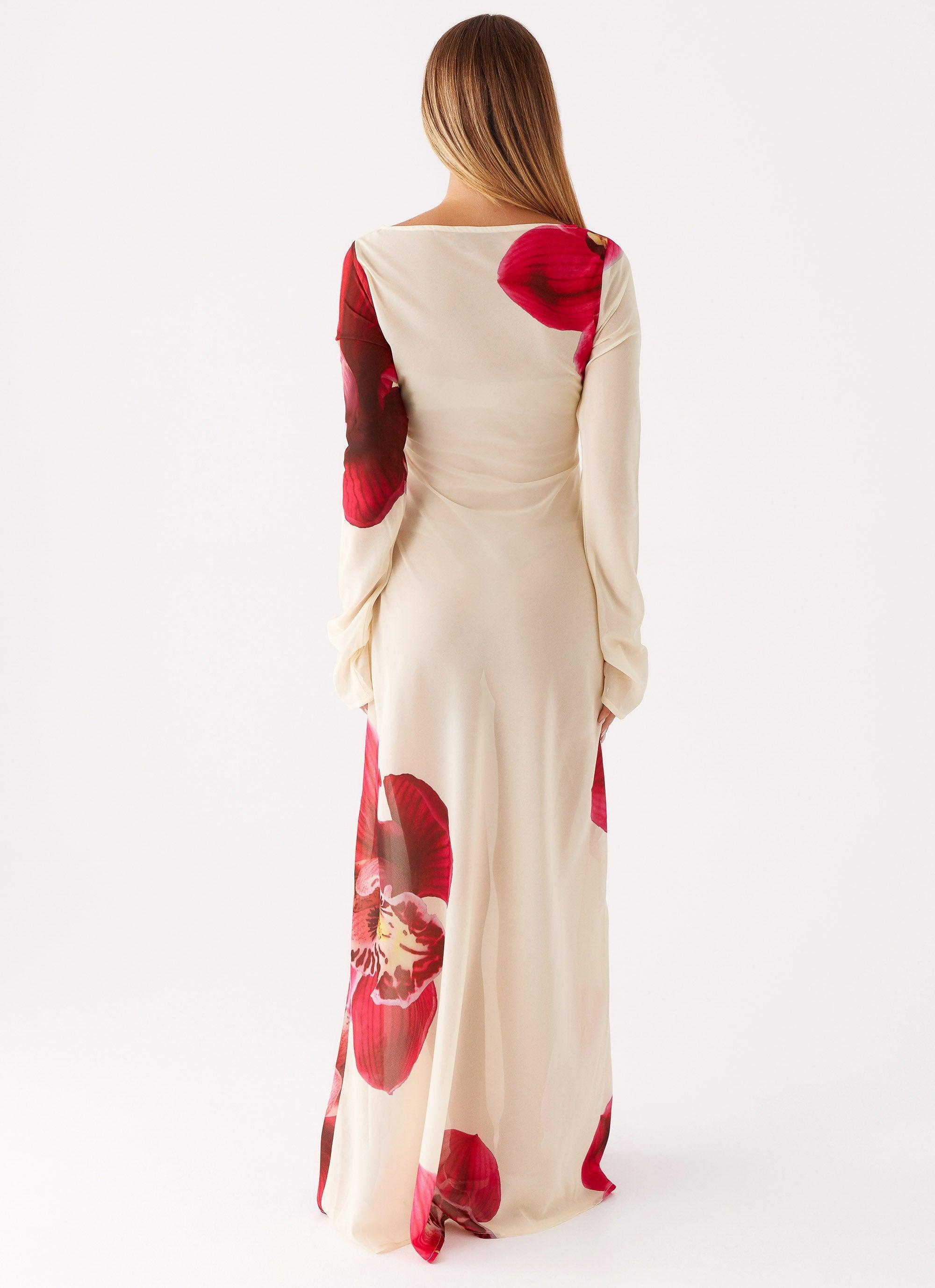 Lorde Maxi Dress - Orchid Yellow Product Image