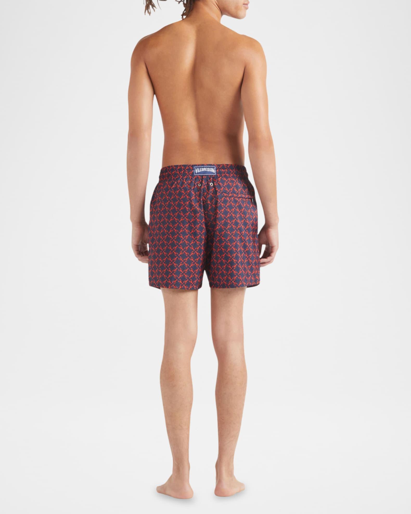 Men's Micro Lobster-Print Swim Shorts Product Image