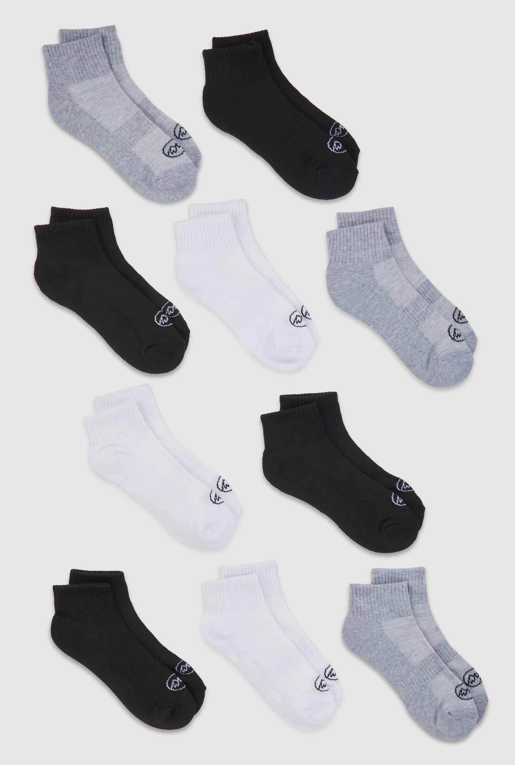 Basic Performance Quarter Socks 10 Pack Size 4-10 Female Product Image
