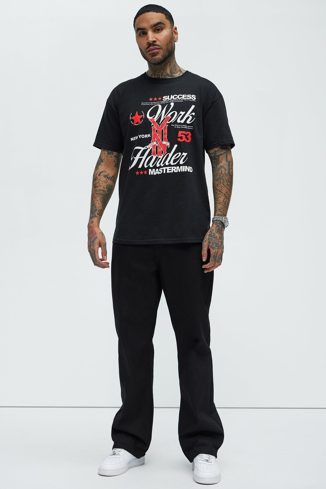 Success Work Harder Short Sleeve Tee - Black Product Image