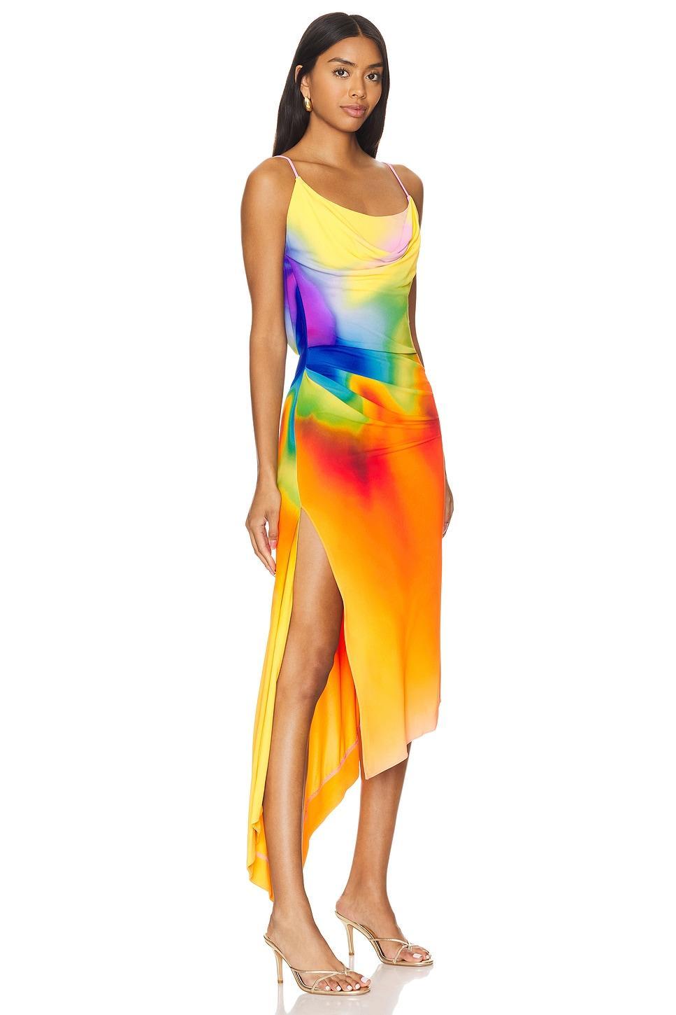 Rainbow Orchid Slip Dress Monse Product Image