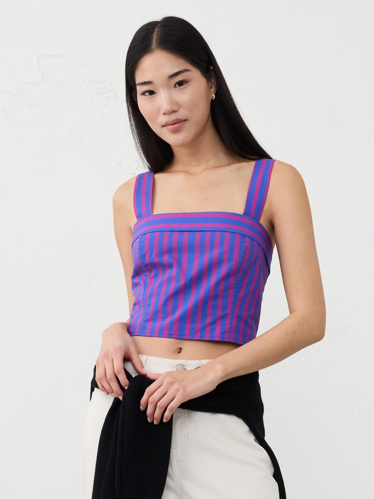 Cross-Back Cropped Top Product Image