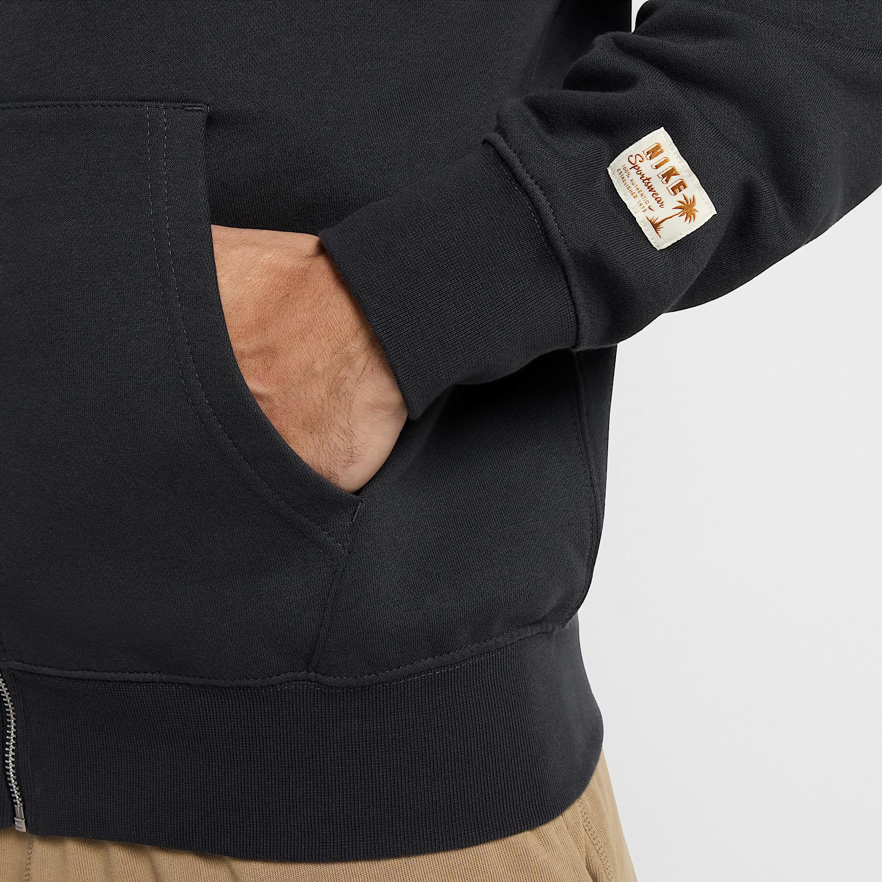 Nike Men's Club Full-Zip Fleece Hoodie Product Image