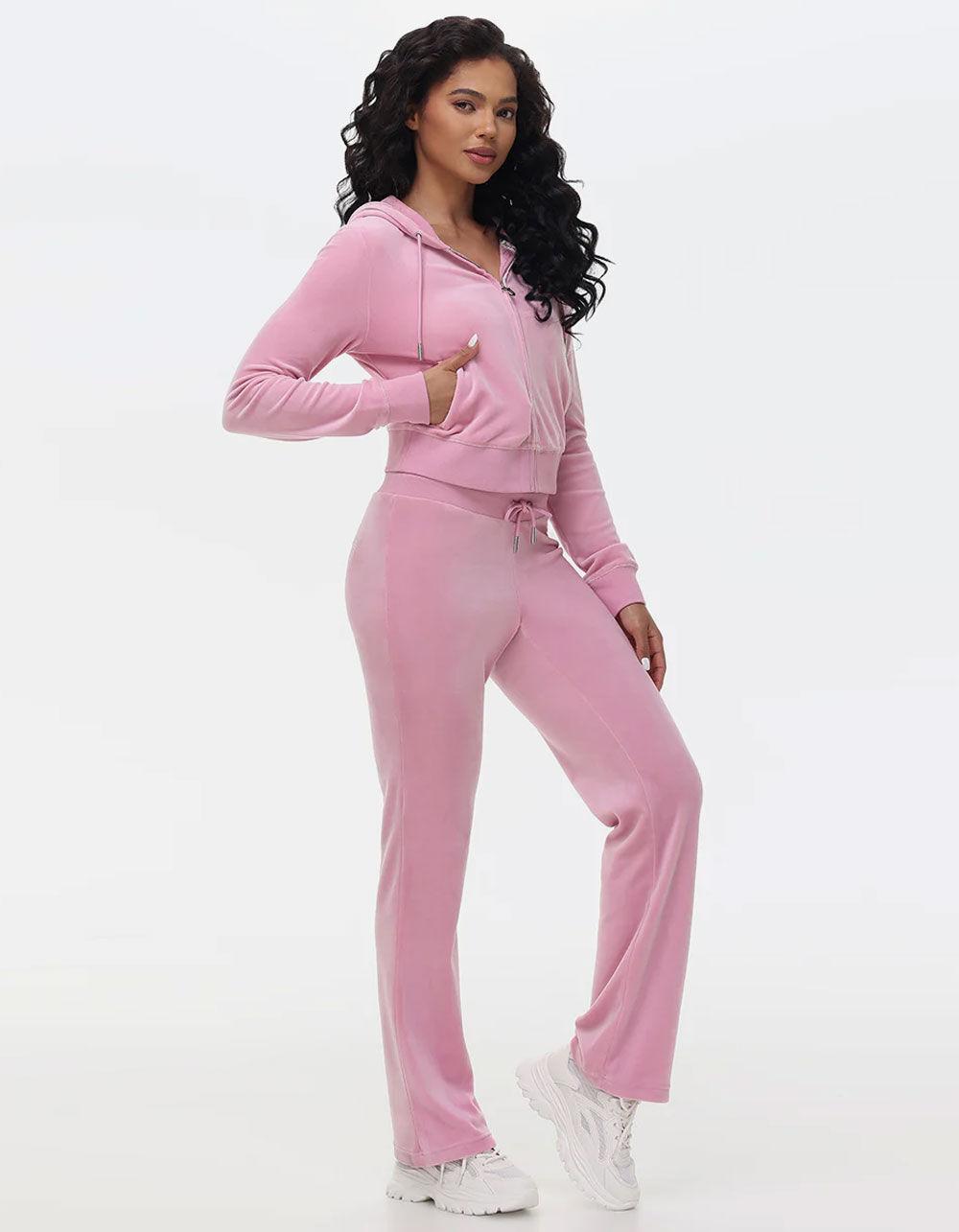 JUICY COUTURE OG Big Bling Womens Track Pants - FUSCHIA Product Image