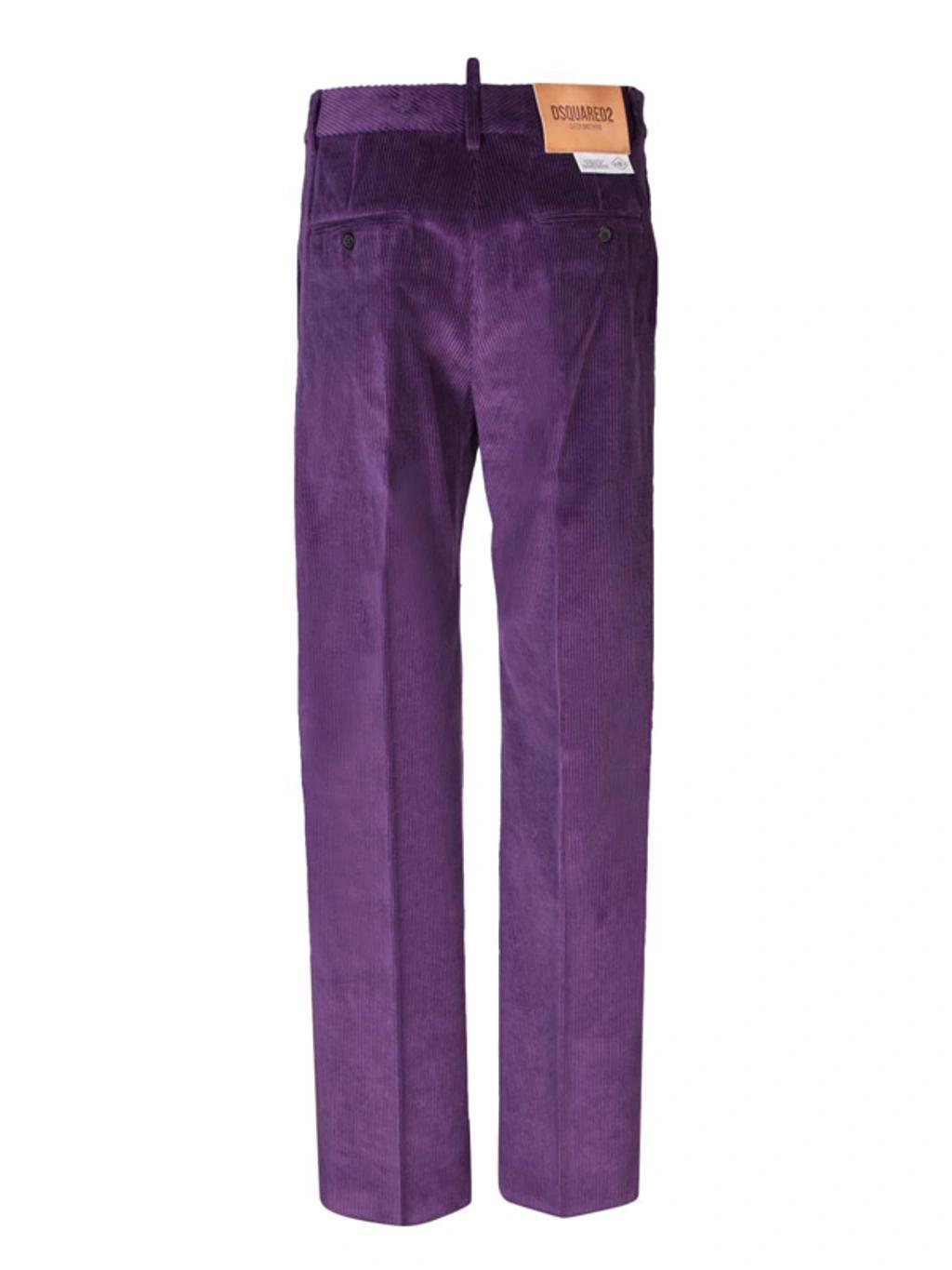 DSQUARED2 Trousers In Purple Product Image