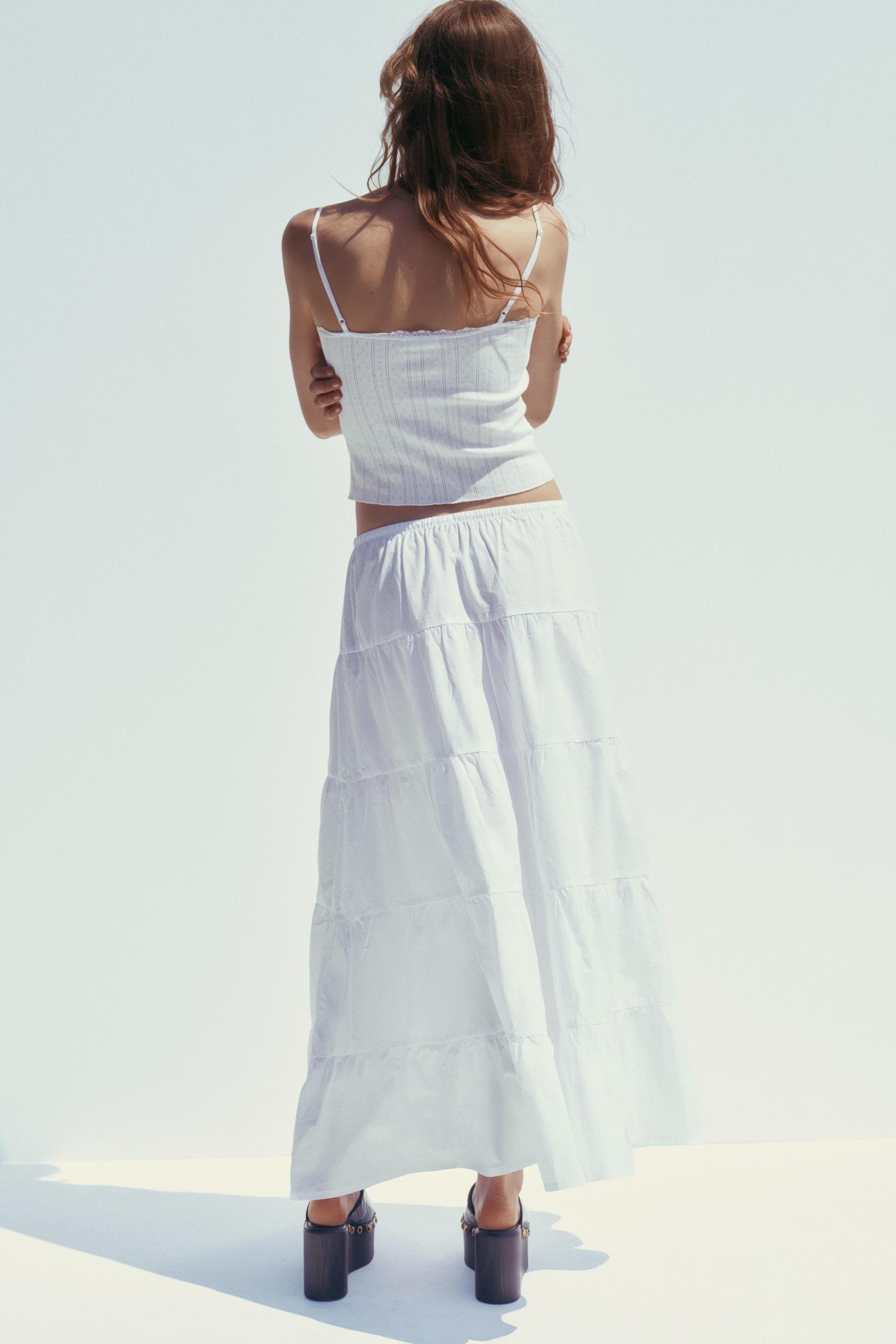 TIERED MAXI SKIRT Product Image