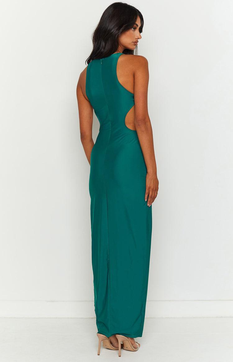 Blaire Green Maxi Dress Product Image