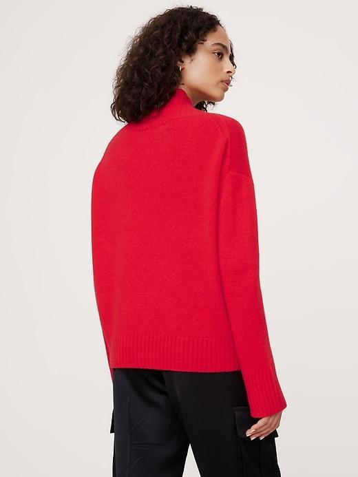 Oversized Cashmere Turtleneck Sweater Product Image