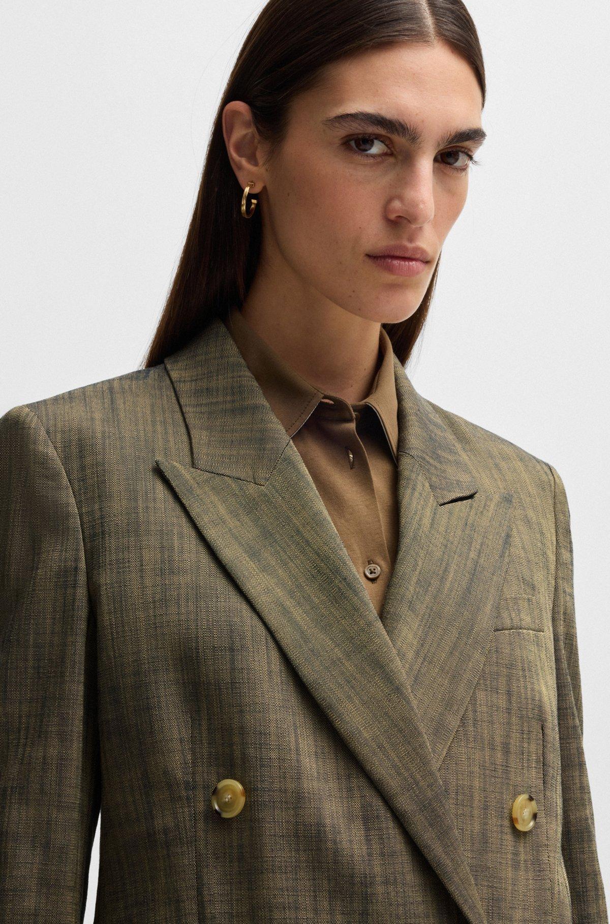 Regular-fit double-breasted blazer Product Image