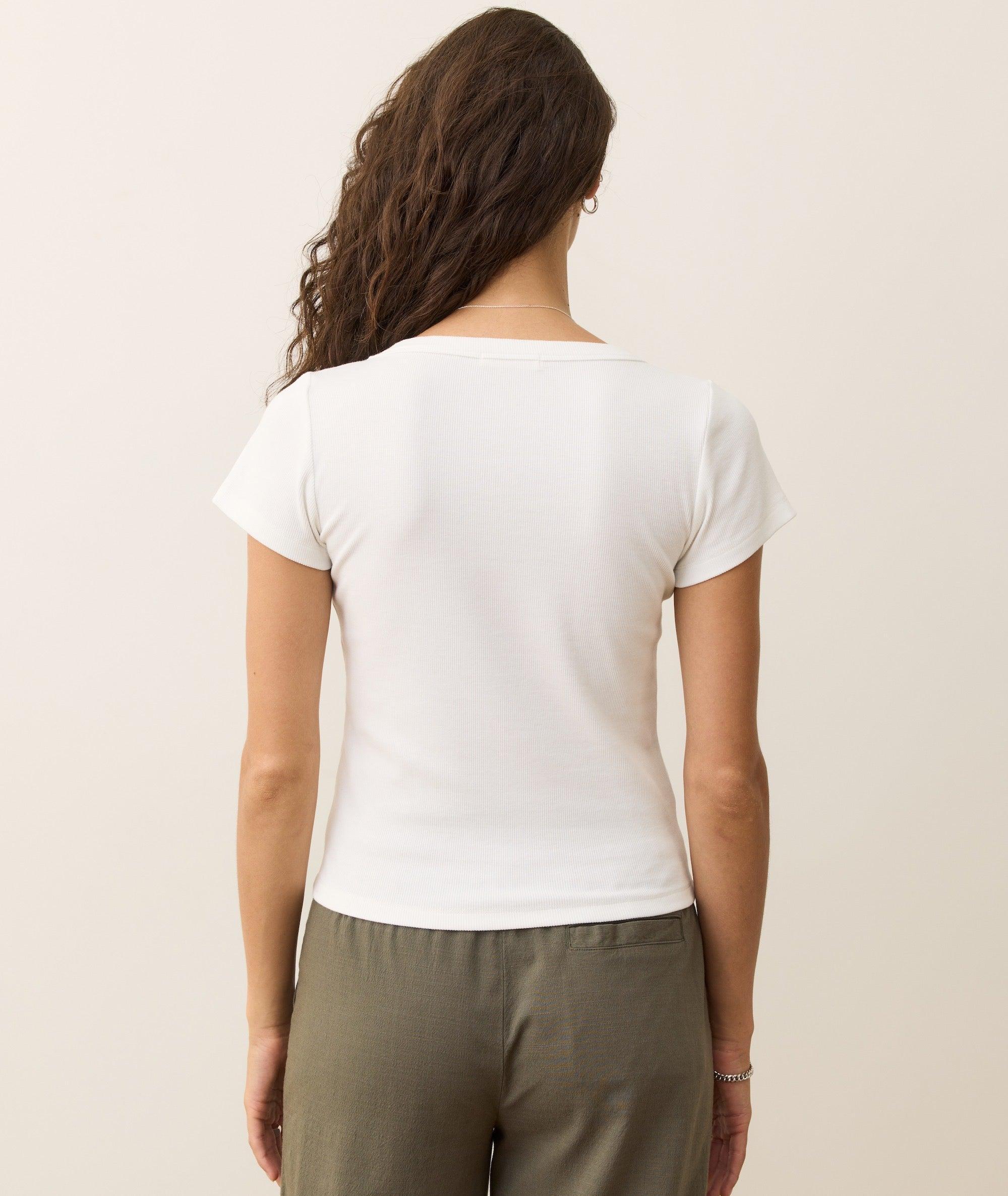 Lexi Rib Sun-In Scoop Tee Product Image