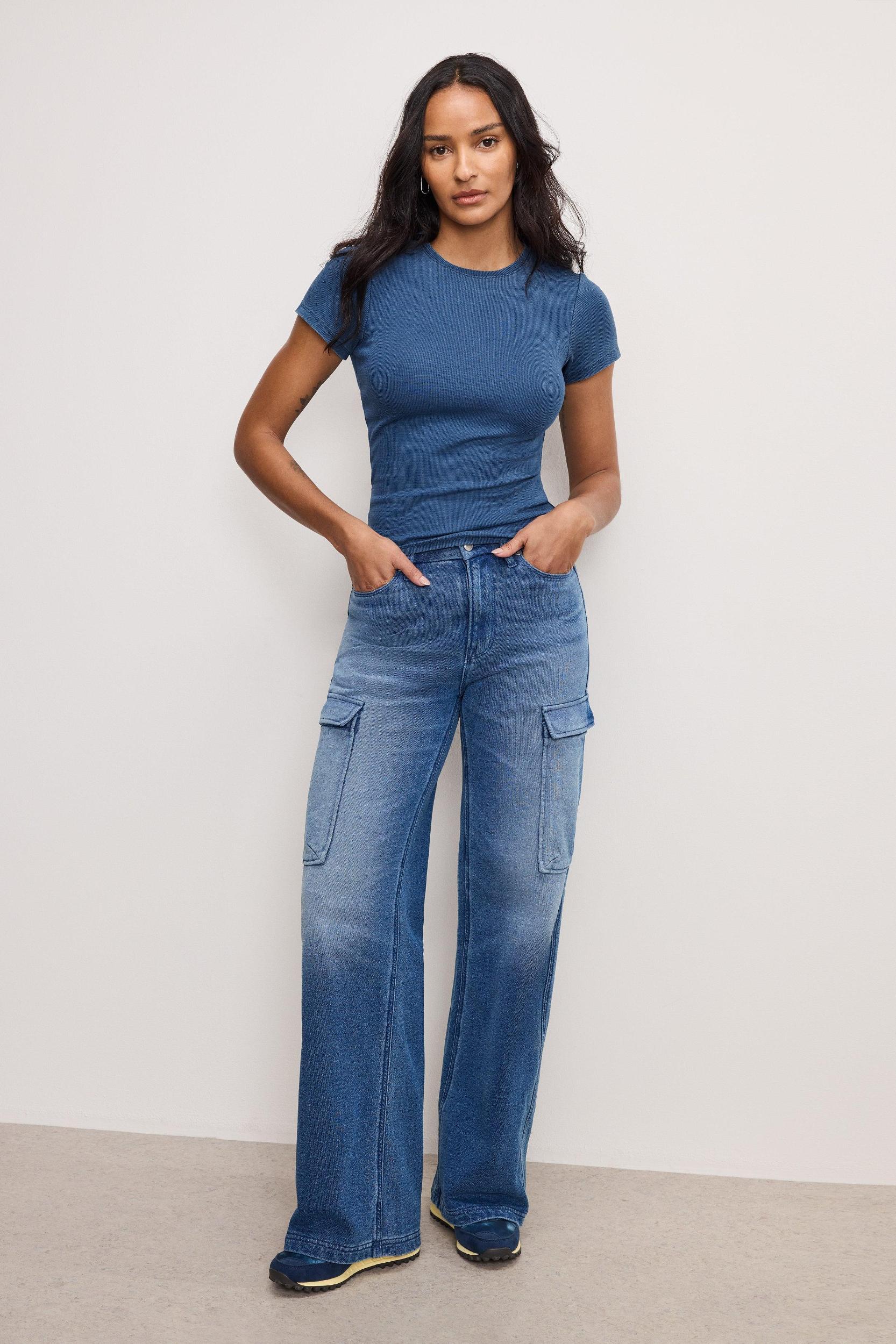 JEANIUS FITTED TEE | INDIGO900 Product Image